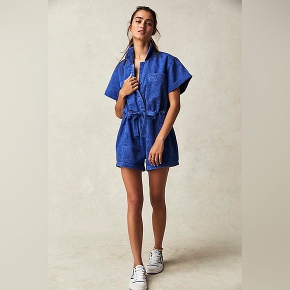 Free People Pants - Free People Rhodes Chino Coverall romper  size large